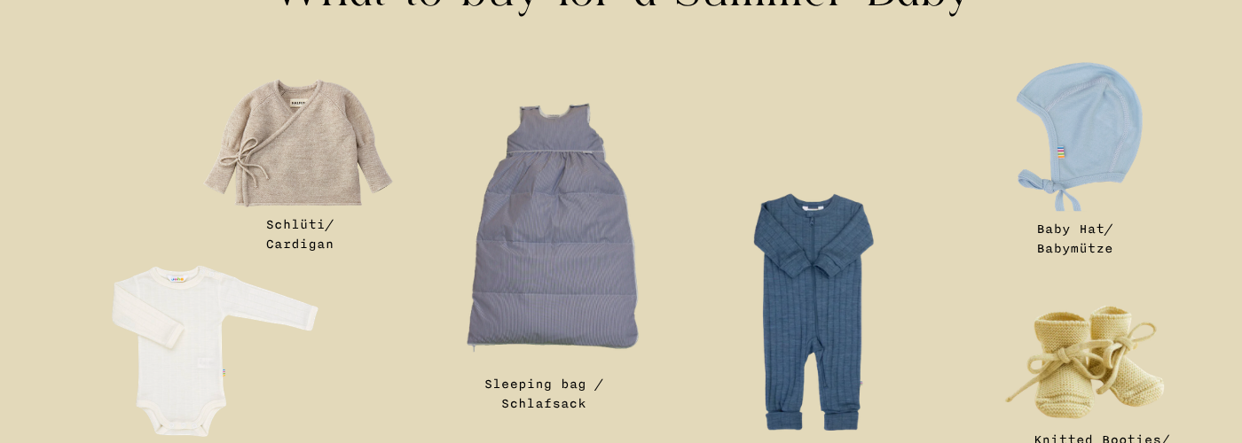 Baby essentials in summer - tips from a mum of three