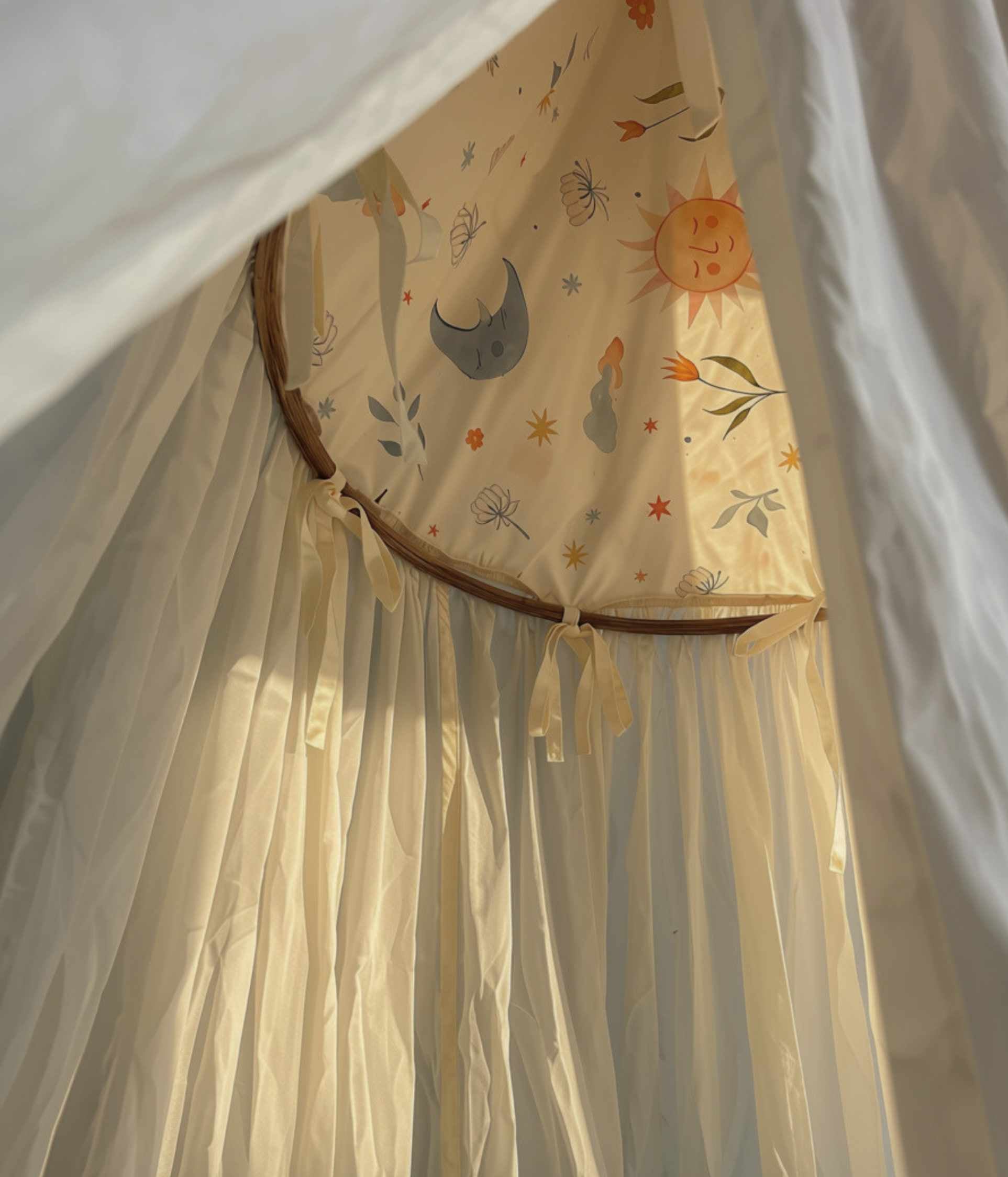 Limited Edition - Bed Canopy with Sun and Moon