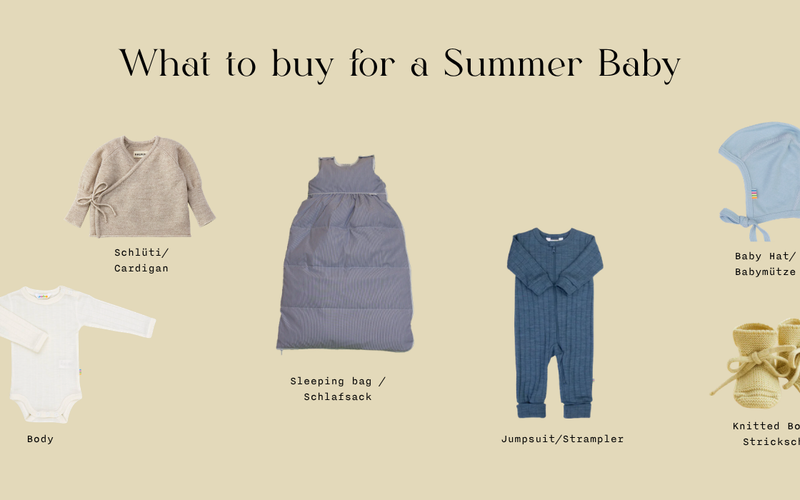 Baby essentials in summer - tips from a mum of three