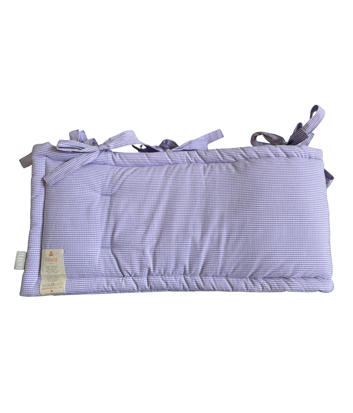 Spring Collection - Bettumrandung Vichy-Karo (Flieder)