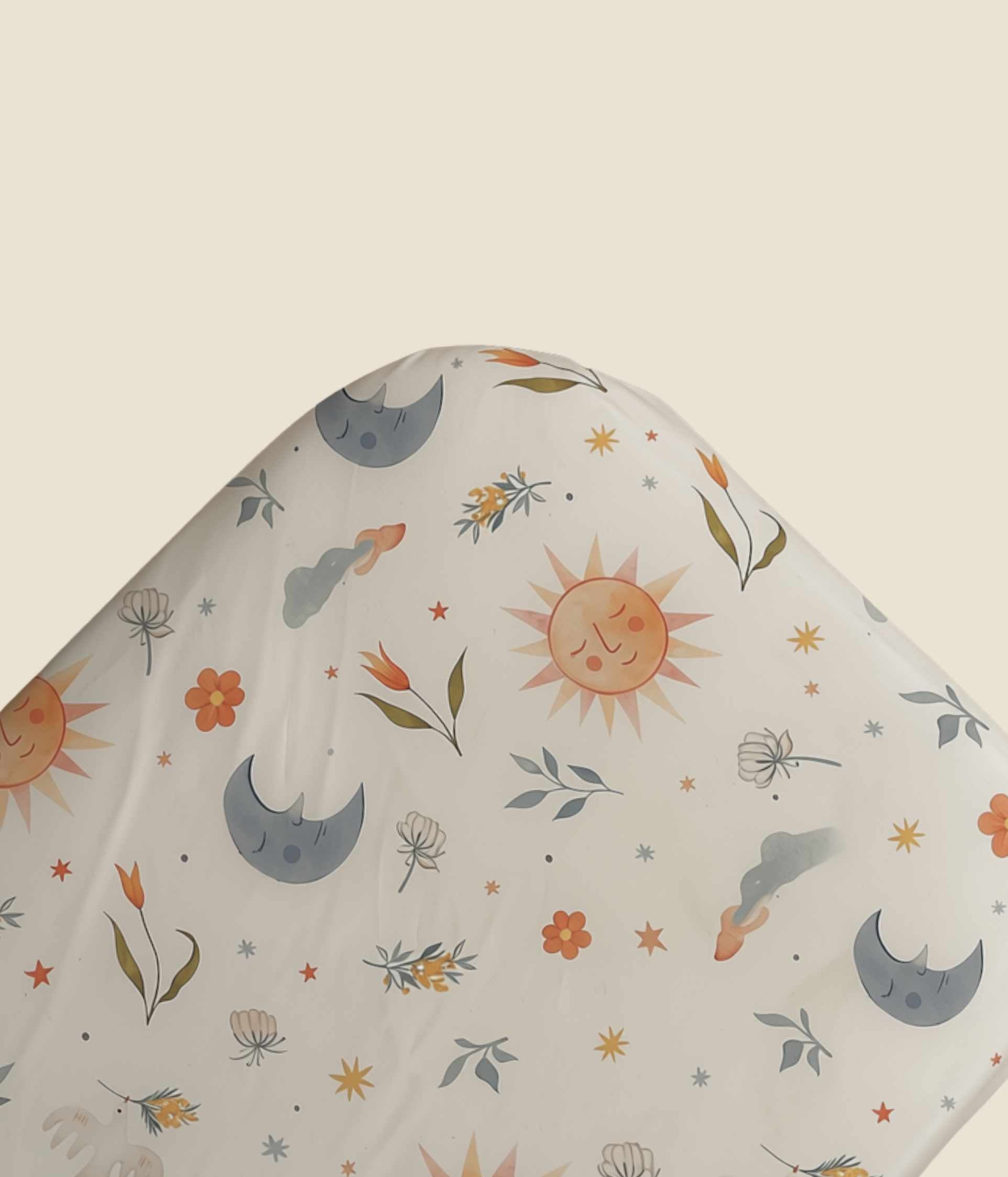 Fitted Sheet for Baby Crib – My Sun, My Moon Organic Cotton